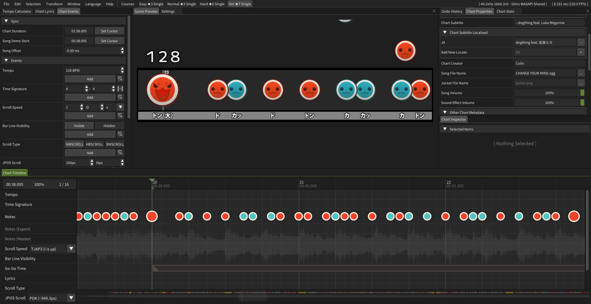 PeepoDrumKit chart editor